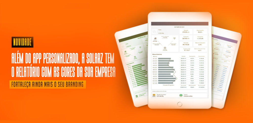 SolarZ lança relatório personalizado com a marca da empresa