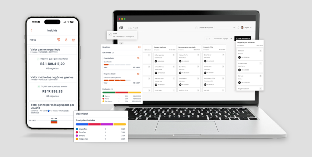 CRM na prática no setor solar: da organização à venda
