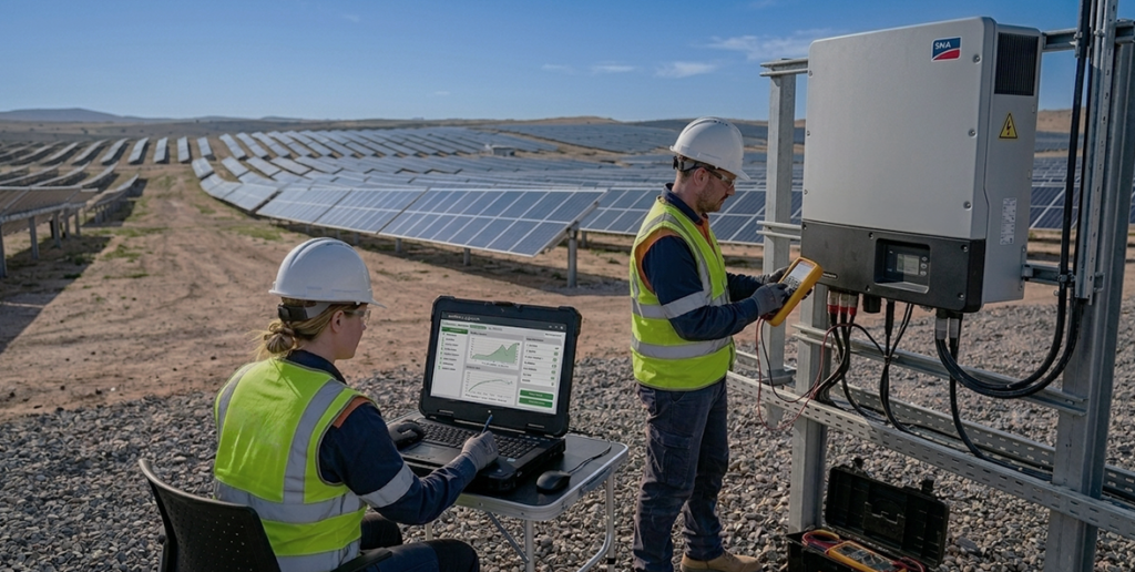 Comissionamento de usinas solares: como blindar seus projetos