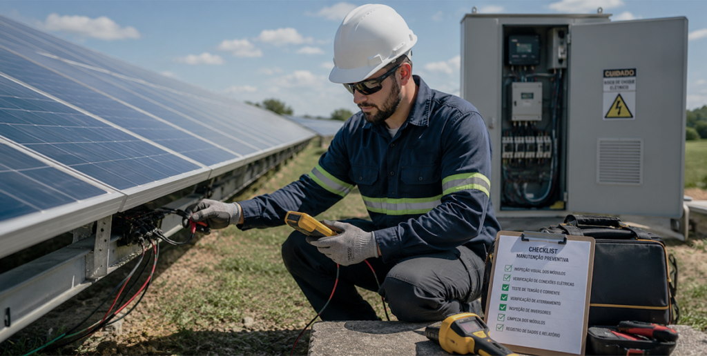Por que estruturar uma operação de manutenção preventiva em energia solar