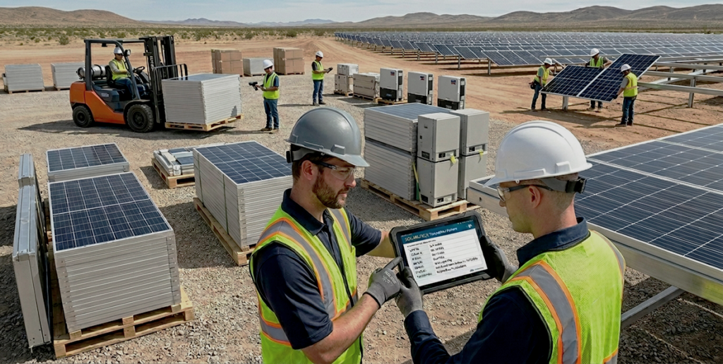 Rastreabilidade de equipamentos em projetos de energia solar: eficiência operacional para integradores que crescem