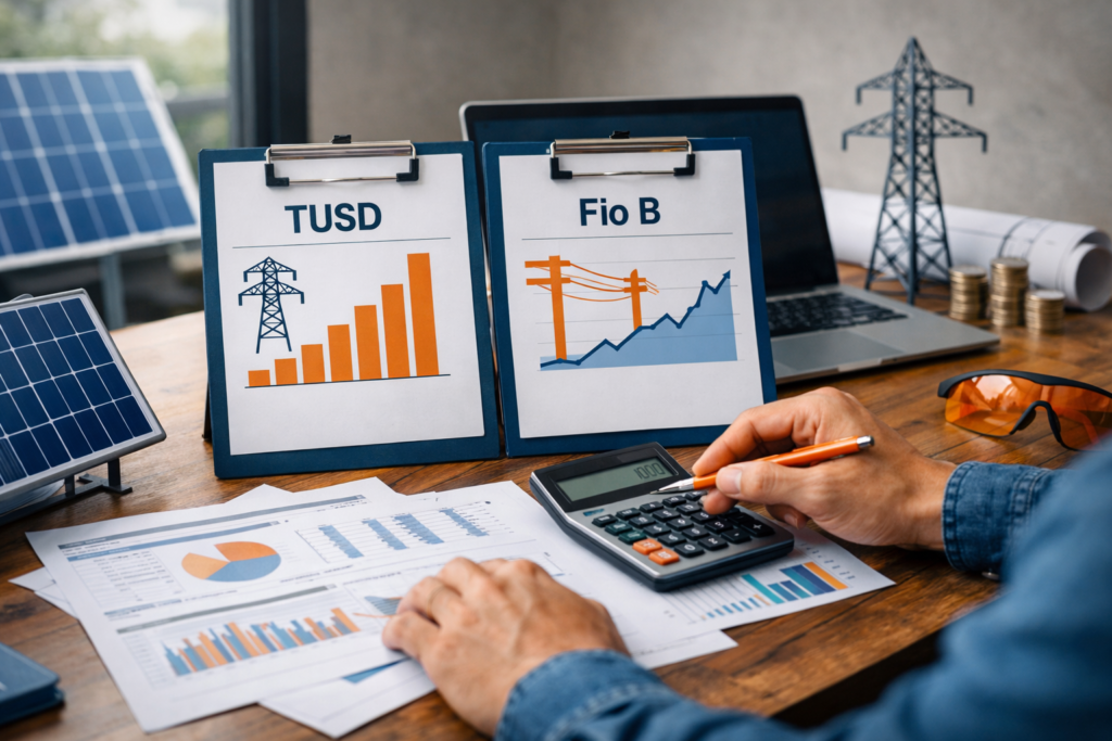 Como Precificar Projeto Solar com TUSD e Fio B: Metodologia Técnica para Cálculo de ROI e Payback