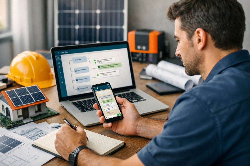 Como Qualificar Leads Automaticamente pelo WhatsApp Energia Solar: Fluxos e Critérios Práticos