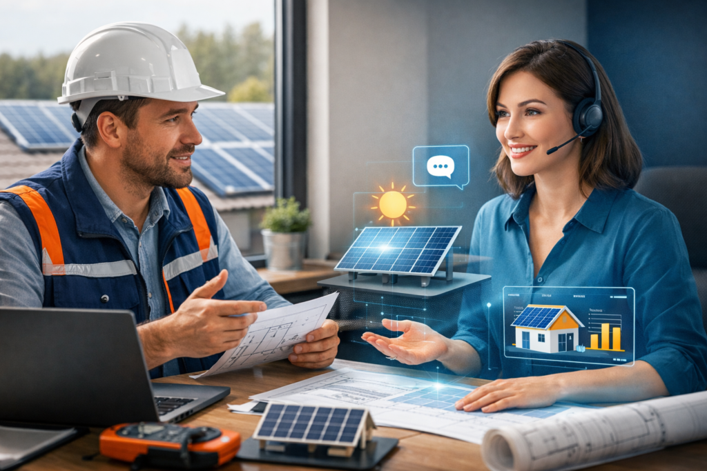 Inteligência Assistente de Atendimento para Energia Solar: O que é e Como Funciona