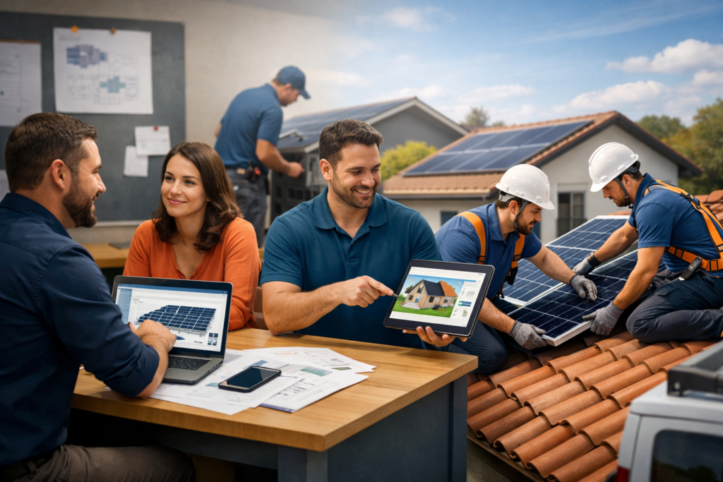 Processo Comercial Energia Solar do Lead à Instalação: Como Orquestrar Cada Etapa no CRM