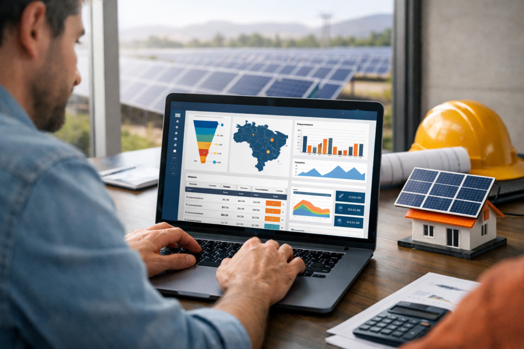 Checklist: Como Escolher o Software de Gestão Comercial para Integradora Solar em 2026